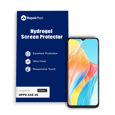 Oppo A38 4G Compatible Premium Hydrogel Screen Protector With Full Coverage Ultra HD